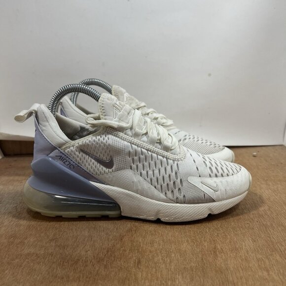 Nike Air Max 270 Low Sail Oxygen Purple Women's Size 6.5 Shoes FB2934-100 - Picture 1 of 9